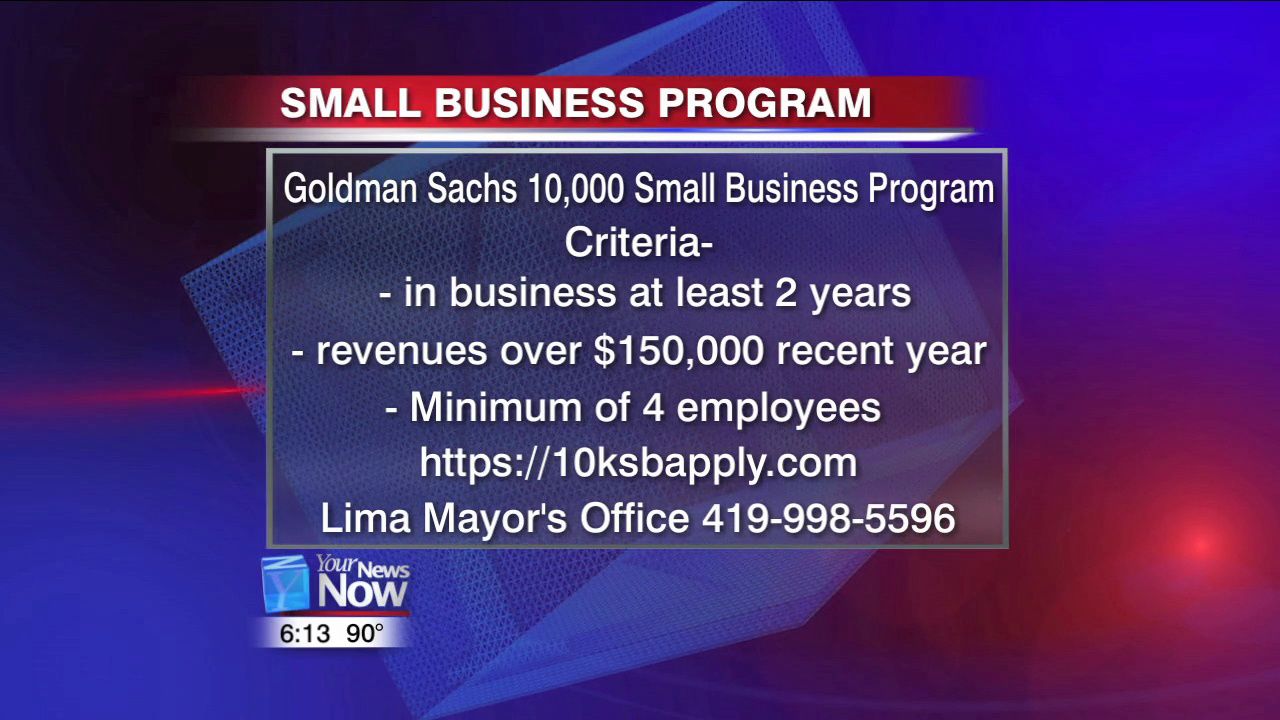 Small businesses encouraged to apply for Goldman Sachs program 1.jpg